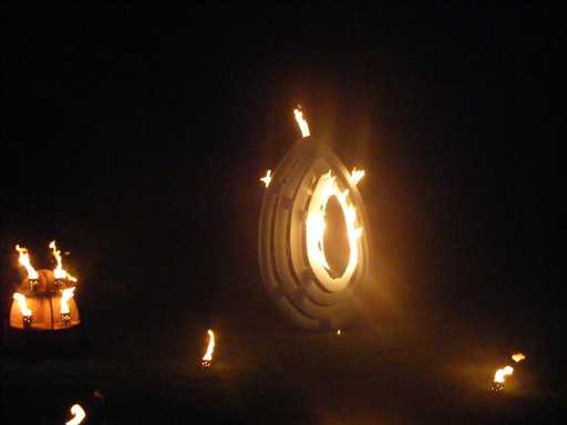 Bright lights at Beacons Festival