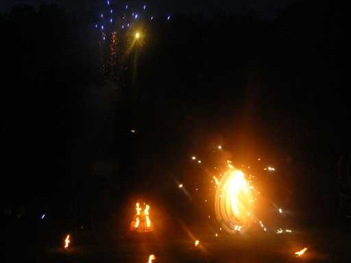 Bright lights at Beacons Festival