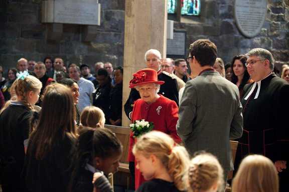 The Queen at Firs Hill School