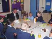 David Blunkett at St Catherine's School Council