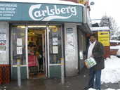 Mr Patel's Wine Shop open as usual