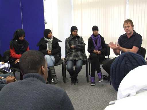 Workshop talking about policing 