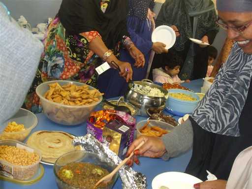 Food at Byron Wood nativity