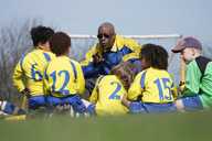 The Under 8s get a pep talk