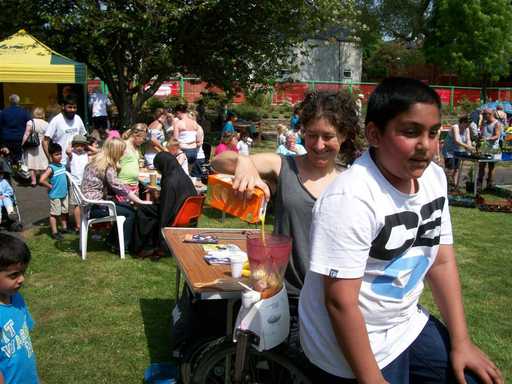 Bike-powered smoothie maker