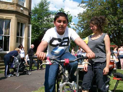More pedalling = more smoothie to drink
