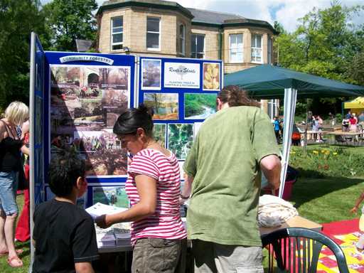 The tree officers' stall