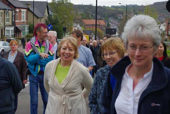 Multifaith Peace Walkers on Barnsley Road