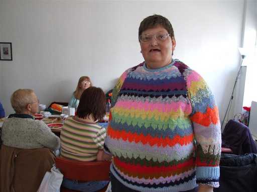 One of the group models her results