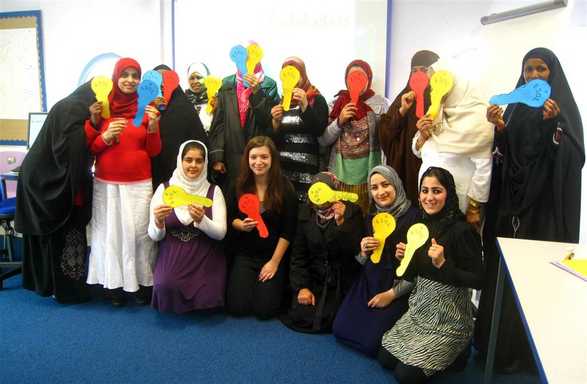 Esol class at Pye Bank