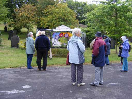 Waiting for the guided walk
