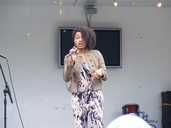 The stage - Abbeyfield Festival