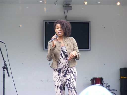 The stage - Abbeyfield Festival