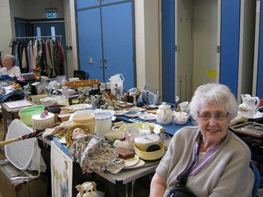 Bric-a-brac stall
