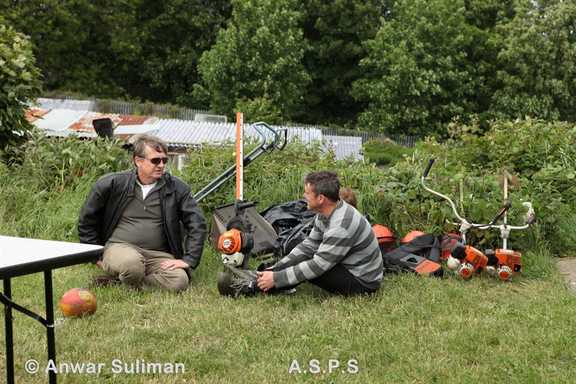 Boys with their toys!