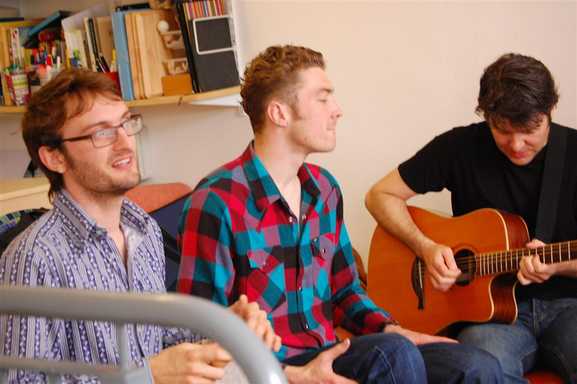 After the meal there is a performance