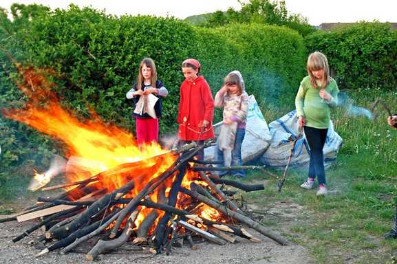 Bonfire on Allotments