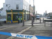 Spital Hill cordoned off