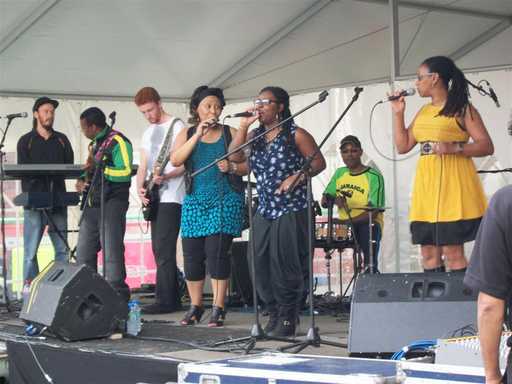 Performance on stage