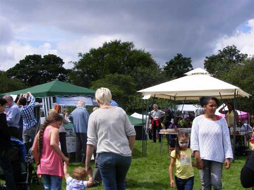 View across the park