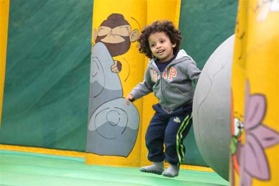 Take your shoes off!