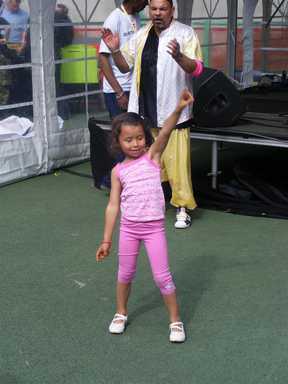 On stage at Abbeyfield Festival