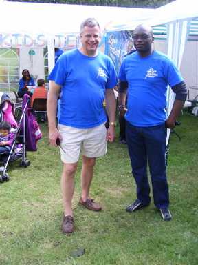 Rock Christian stall at Abbeyfield Festival
