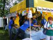 Tea stall at Abbeyfield Festival