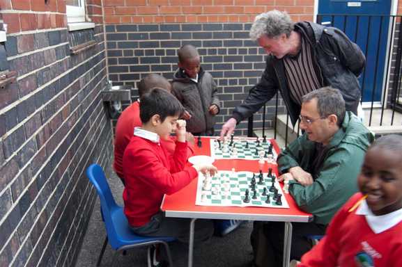 Future chess champions..