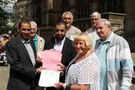 Firshill residents and councillors