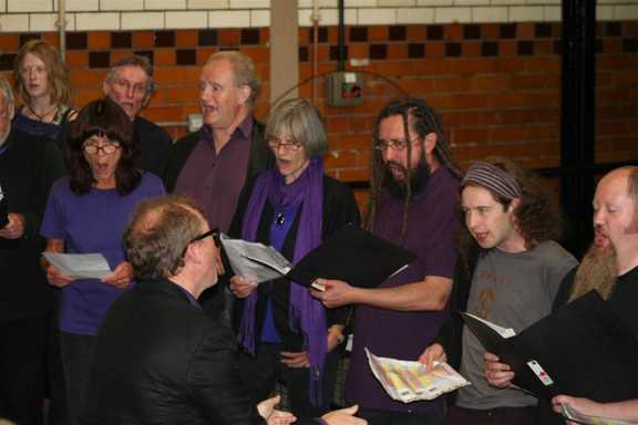 Choir performance at Kelham Island