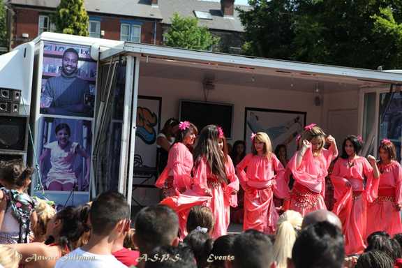 Romana Jilo Dancers on stage at Abbeyfield Festival
