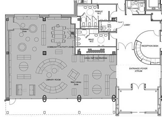 Sorby House - the  Library Plan