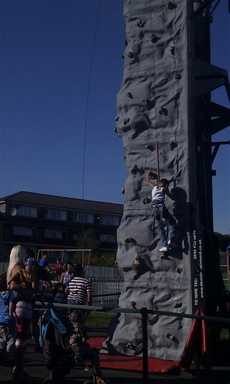 Climbing wall Christ Church 