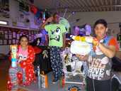 Owler Brook Students show us their space models and display