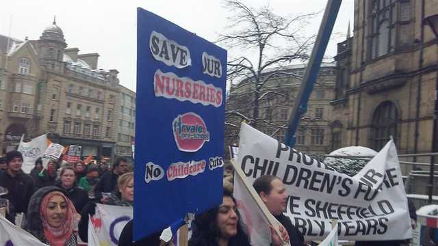 Childcare Protest 
