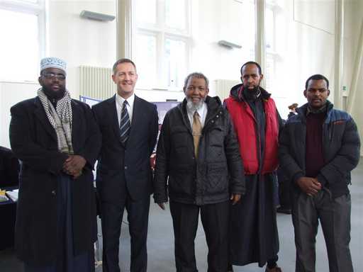 Police Commissioner with Local Residents