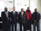 Police Commissioner with Local Residents