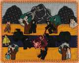 Chilean 40th Arpillera exhibition poster