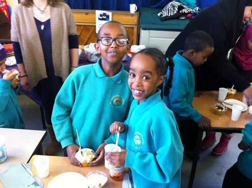 Kitchen fun- Using maths in recipes to make a delicious yoghurt crunch