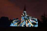 Burngreave Cemetery Chapel Lit up