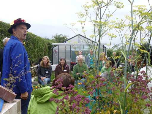 Poet Matt Black entertains the group