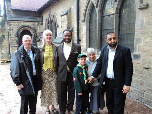 Outside St Cuthberts 