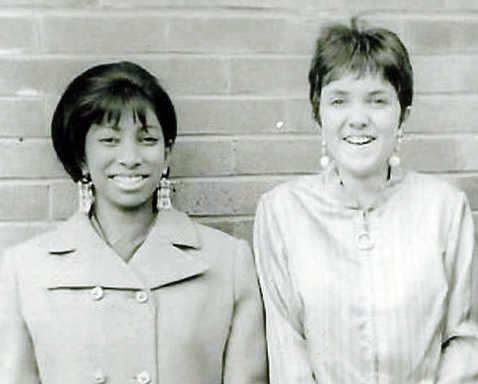 Long lost friends Surtag Hack and Carole Fardoe