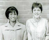 Long lost friends Surtag Hack and Carole Fardoe