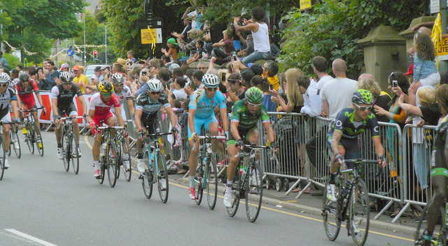 Cyclists approach Burngreave Road