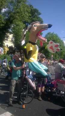 Rod puppet at the Tour