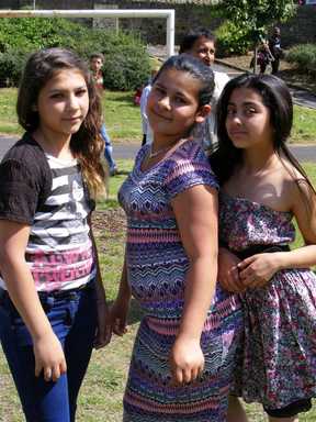 Girls at the Festival