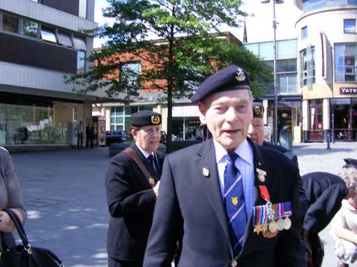 Gordon Drabble, secretary of the Sheffield Normandy Veterans Association