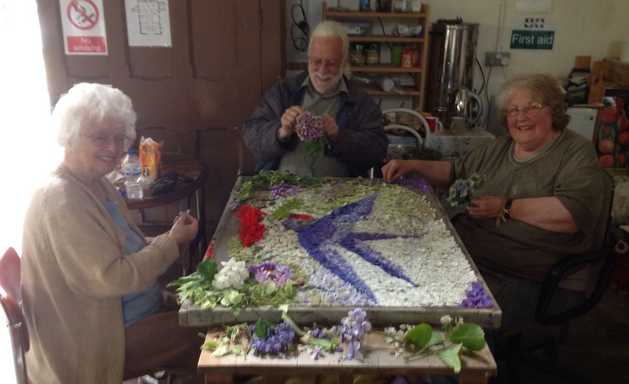 Creating the well dressingell Dressing